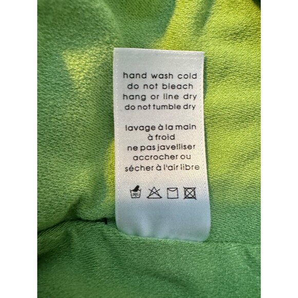 N By Naked Wardrobe SIze 1/ XS Shirred Knot Kiwi Crop Tank Soft Stretchy NWT $35 - Picture 6 of 9